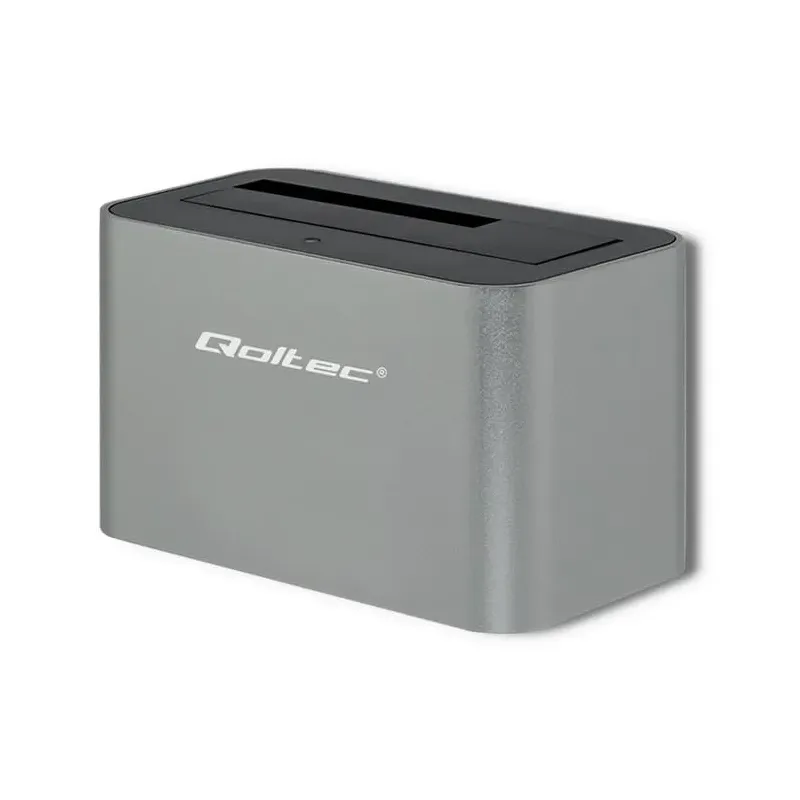 Stacja dokująca Qoltec dysków HDD/SSD | 2.5" / 3.5" SATA | USB 3.0