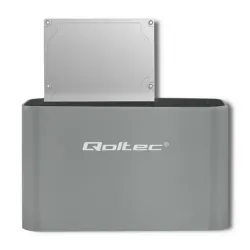 Stacja dokująca Qoltec dysków HDD/SSD | 2.5" / 3.5" SATA | USB 3.0