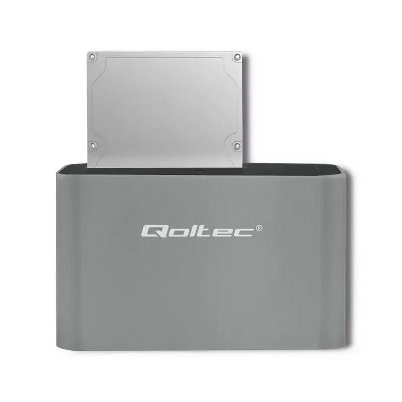 Stacja dokująca Qoltec dysków HDD/SSD | 2.5" / 3.5" SATA | USB 3.0