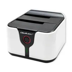 Stacja dokująca Qoltec do dysków HDD SSD 2.5" 3.5" | SATA III | USB 3.0 |
