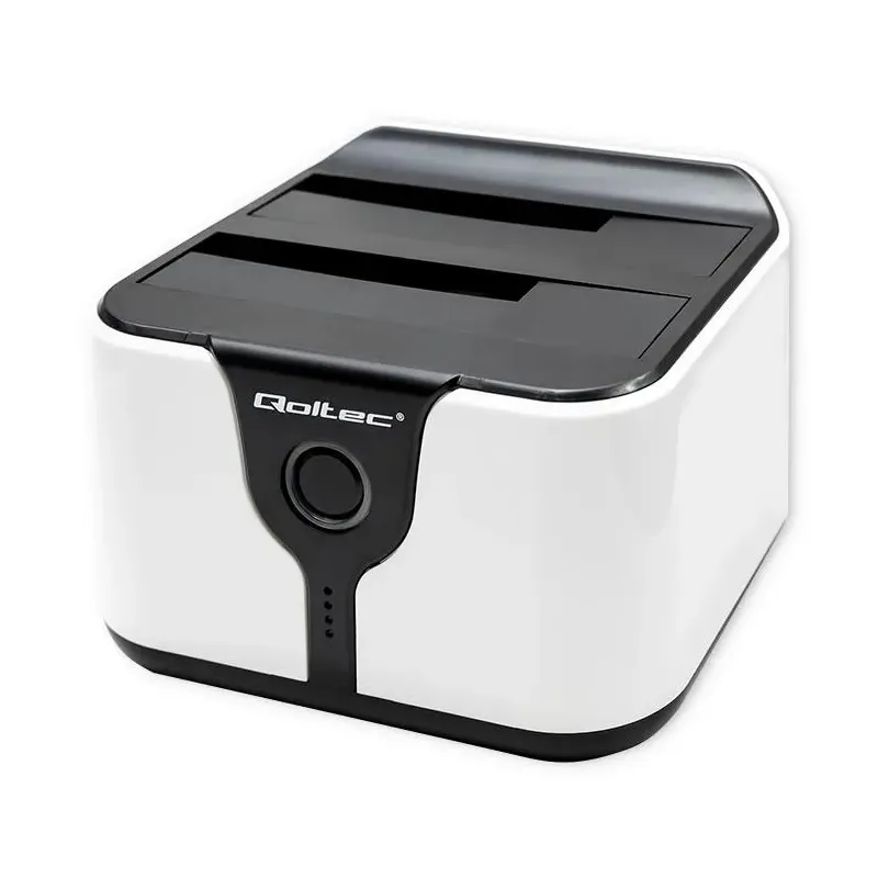 Stacja dokująca Qoltec do dysków HDD SSD 2.5" 3.5" | SATA III | USB 3.0 |