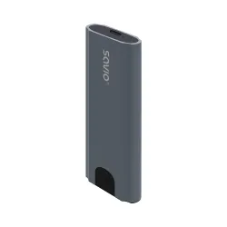 Obudowa na dysk M.2 SDD NVMe SAVIO AK-67, USB 3.1 Gen.2, 10 Gbps, szara