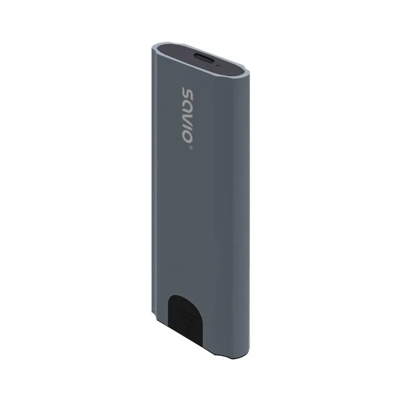 Obudowa na dysk M.2 SDD NVMe SAVIO AK-67, USB 3.1 Gen.2, 10 Gbps, szara
