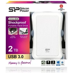 Dysk zewnętrzny Silicon Power ARMOR A30 2TB 2,5" 5400 USB 3.0 WHITE /