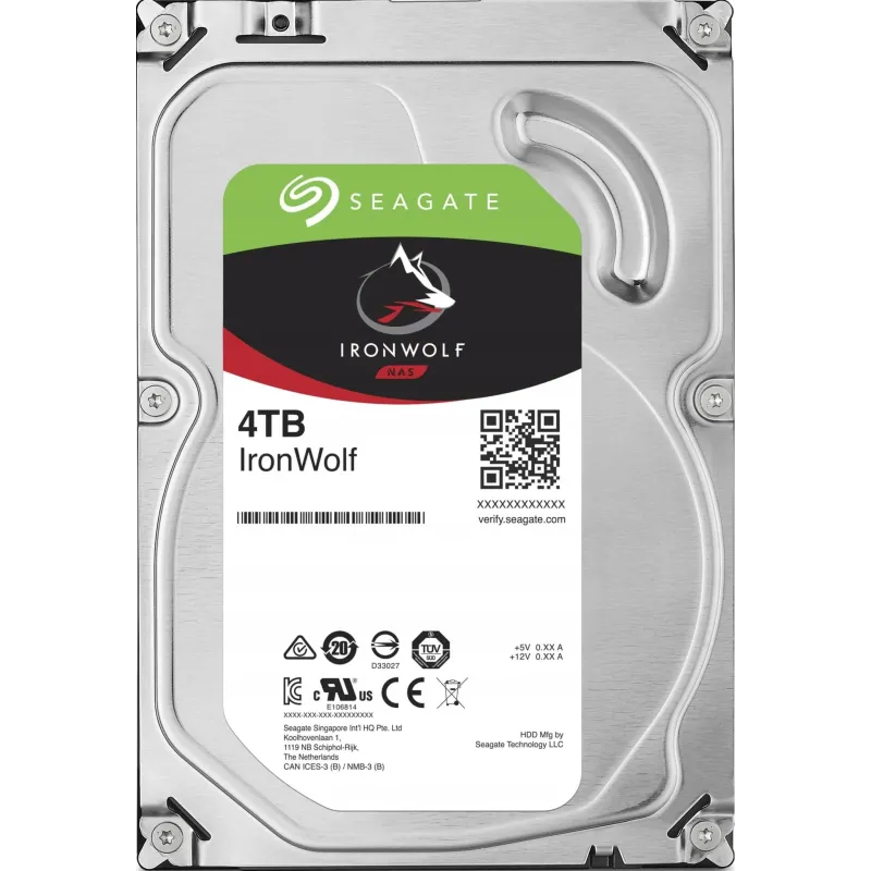 Dysk SEAGATE IronWolf™ ST4000VN006 4TB 3,5" 5400 256MB SATA III