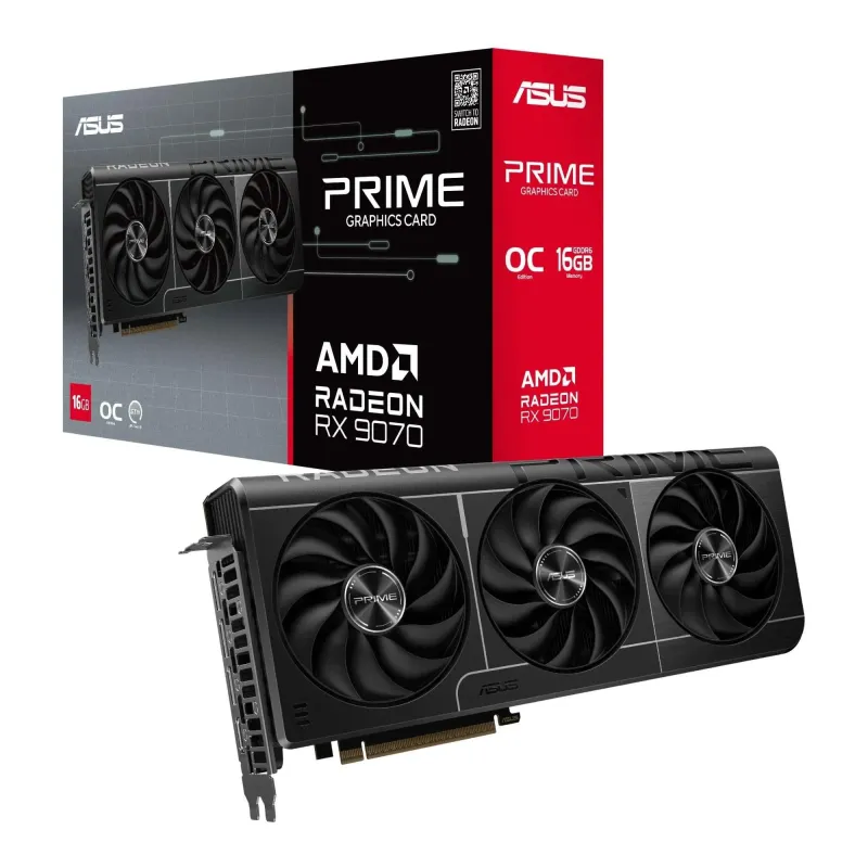Karta VGA Asus Prime Radeon RX 9070 OC 16GB GDDR6 256bit HDMI+3xDP PCIe5.0