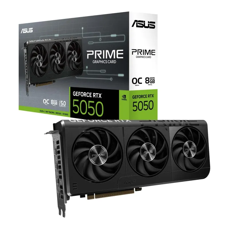 Karta VGA Asus GeForce RTX 5050 PRIME-RTX5050-O8G OC 8GB GDDR6 128bit