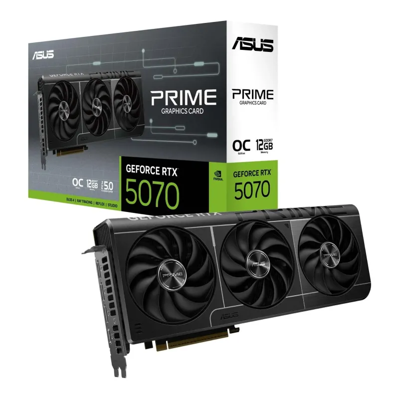 Karta VGA Asus GeForce RTX 5070 PRIME-RTX5070-O12G OC 12GB GDDR7 192bit