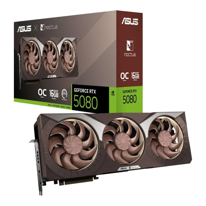 Karta VGA Asus GeForce RTX 5080 RTX5080-O16G-NOCTUA OC 16GB GDDR7 256bit