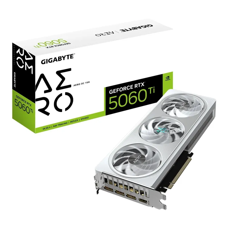 Karta VGA Gigabyte GeForce RTX 5060 Ti AERO OC 16G 16GB GDDR7 128bit