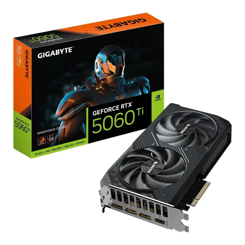 Karta VGA Gigabyte GeForce RTX 5060 Ti WINDFORCE OC 16G 16GB GDDR7 128bit