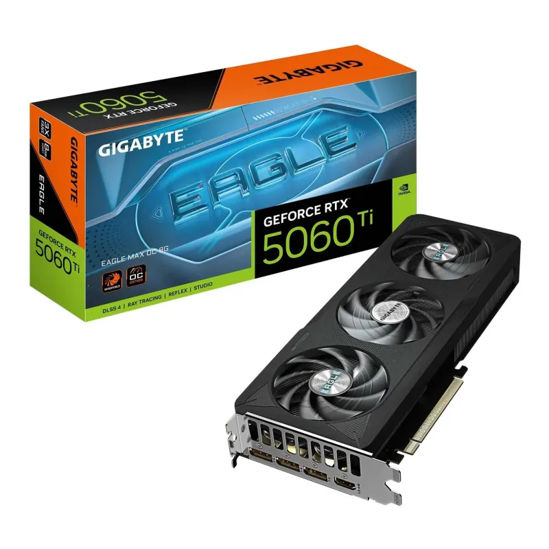 Karta VGA Gigabyte GeForce RTX 5060 Ti EAGLE MAX OC 8G 8GB GDDR7 128bit