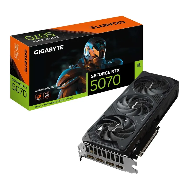 Karta VGA Gigabyte GeForce RTX 5070 WINDFORCE OC SFF 12G 12GB GDDR7 192bit