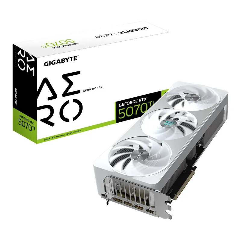 Karta VGA Gigabyte GeForce RTX 5070 Ti AERO OC 16G 16GB GDDR7 256bit
