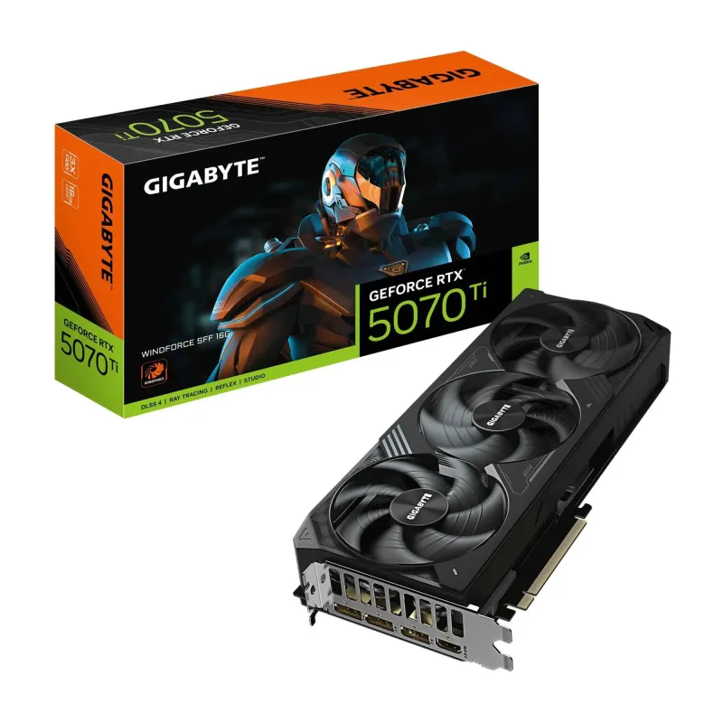 Karta VGA Gigabyte GeForce RTX 5070 Ti WINDFORCE SFF 16G 16GB GDDR7 256bit