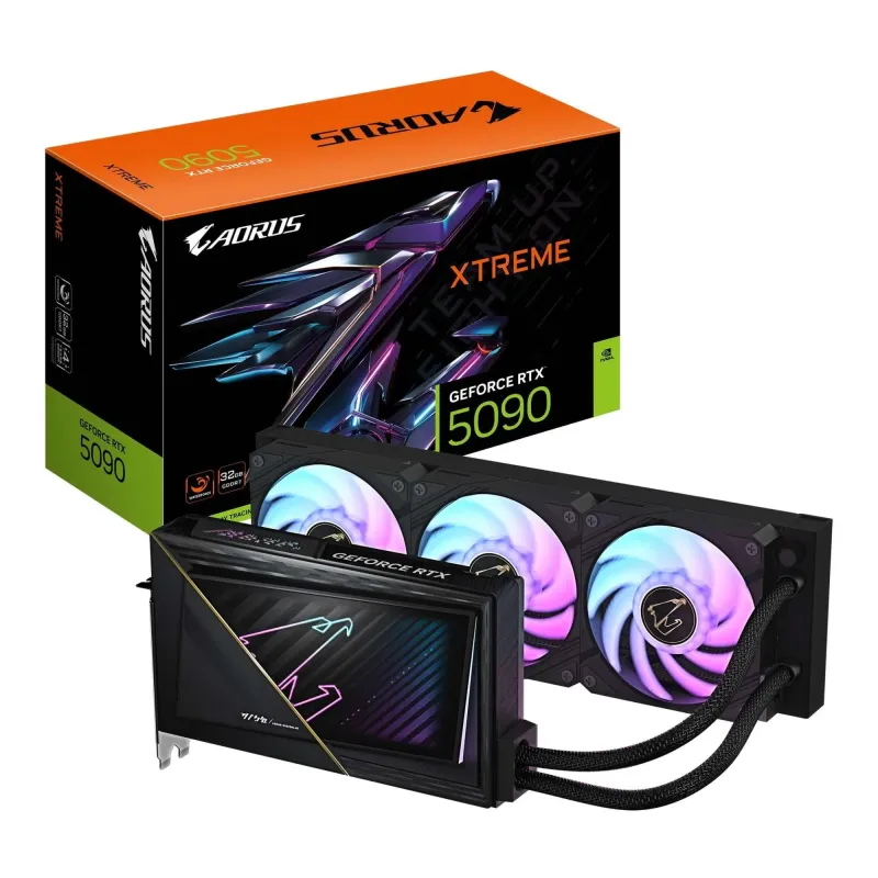 Karta VGA Gigabyte AORUS GeForce RTX 5090 XTREME WATERFORCE 32G 32GB GDDR7