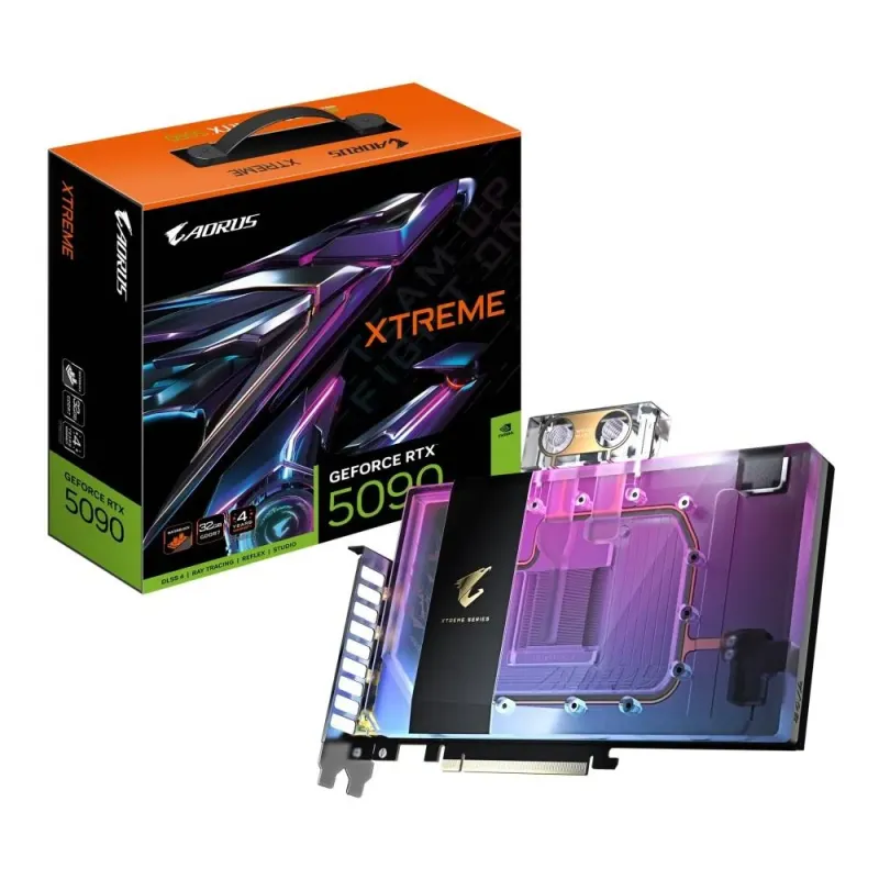 Karta VGA Gigabyte AORUS GeForce RTX 5090 XTREME WATERFORCE … | PartsPC.pl