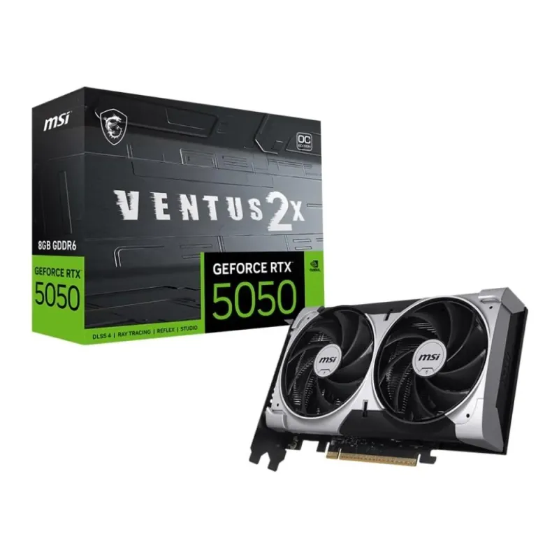 Karta VGA MSI GeForce RTX 5050 8G Ventus 2X OC 8GB GDDR6 128… | PartsPC.pl