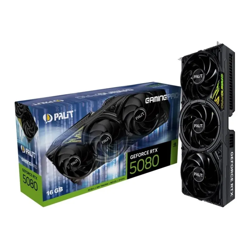 Karta VGA Palit GeForce RTX 5080 GamingPro 16GB GDDR7 256bit HDMI+3DP