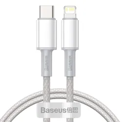 Kabel przewód USB-C / Typ-C - Lightning / iPhone 100cm Baseus CATLGD-02 z