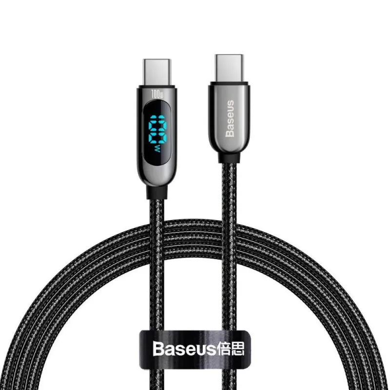 Kabel przewód USB-C PD 2.0 100cm Baseus Display CATSK-B01 Quick Charge 3.0