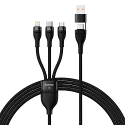 Kabel przewód USB-C 3w1 - USB-C, micro USB, Lightning Baseus CASS030101