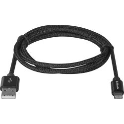 Kabel USB Defender USB-LIGHTNING 1m 2,1A czarny | PartsPC.pl
