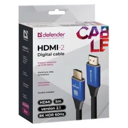 Kabel HDMI-HDMI Defender 5m v2.1 M/M 8k