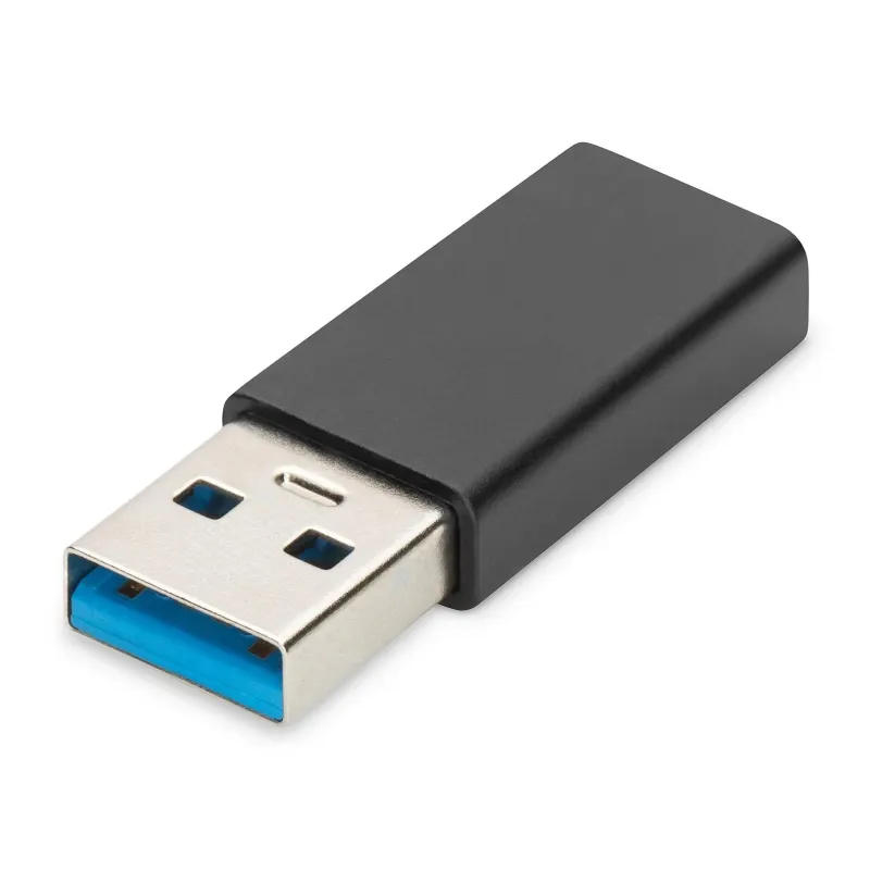 Adapter DIGITUS USB 3.0 HighSpeed Typ USB C/USB A M/Ż czarny