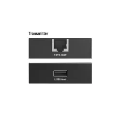 Przedłużacz/Extender DIGITUS USB 2.0 po skrętce kat.6 do 150m, 4x USB-A do