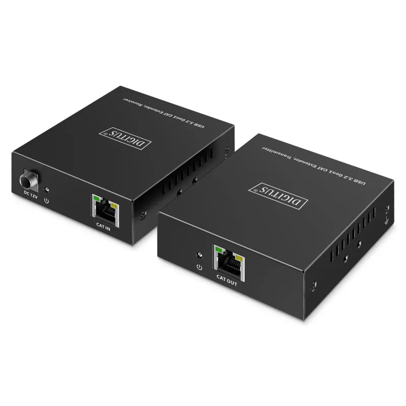 Przedłużacz/Extender DIGITUS USB 3.1 Gen1 po skrętce kat.6A do 100m, 3x