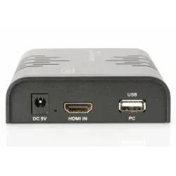 Przedłużacz/Extender DIGITUS KVM HDMI+USB 120m po Cat.6 UTP/IP 1080p FHD