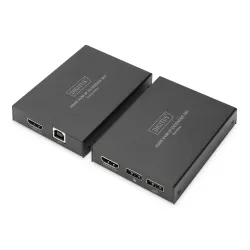 Przedłużacz/Extender DIGITUS KVM HDMI+USB 150m po Cat.5e UTP/IP 1080p FHD