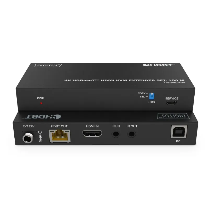 Przedłużacz/Extender DIGITUS HDMI 4K60Hz 150m po skrętce HDBaseT HDCP 2.2