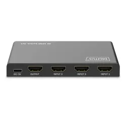Przełącznik/Switch DIGITUS HDMI 3x1, 8K/60Hz (4:4:4) z HDR, 48 Gbps, HDCP