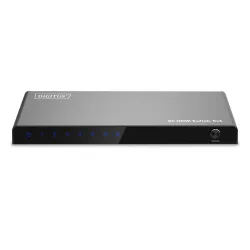Przełącznik/Switch DIGITUS HDMI 5x1, 8K/60Hz (4:4:4) z HDR, 48 Gbps, HDCP