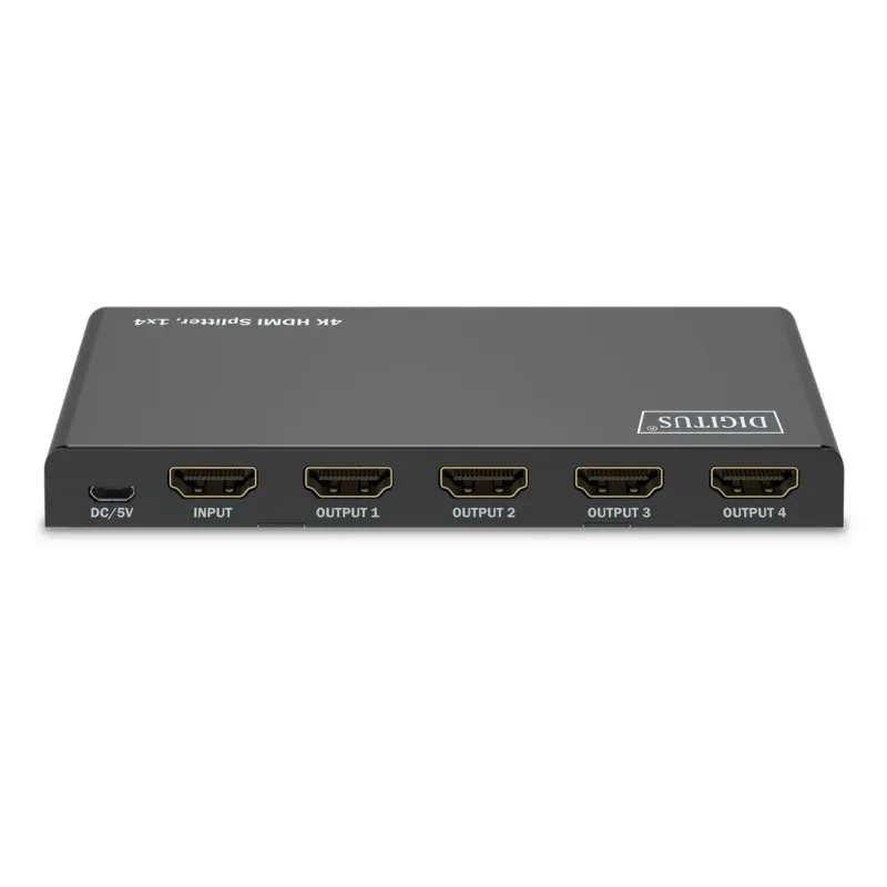 Rozdzielacz/Splitter DIGITUS HDMI 1x4, 4K/60Hz UHD z HDR, 18 Gbps, HDCP