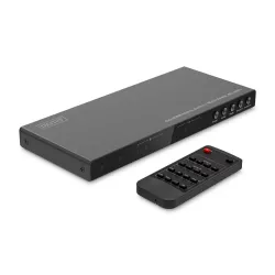 Przełącznik/Matrix DIGITUS HDMI 4/2-porty 4K/30Hz UHD HDCP 1.4 audio z