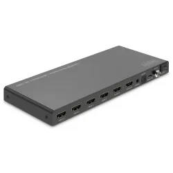 Przełącznik/Matrix DIGITUS HDMI 4/2-porty 4K/30Hz UHD HDCP 1.4 audio z