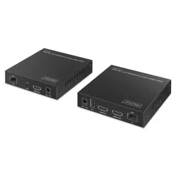 Przedłużacz/Extender światłowodowy DIGITUS KVM HDMI+USB 1.1 do 40km/300m
