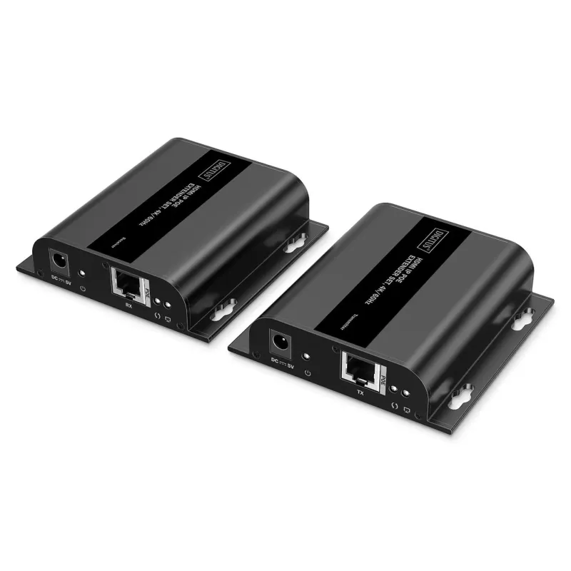 Przedłużacz/Extender DIGITUS HDMI 120/200m po kat.6 UTP/IP 4K/60Hz z PoE,