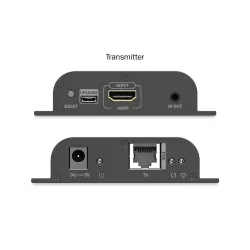 Przedłużacz/Extender DIGITUS HDMI 120/200m po kat.6 UTP/IP 4K/60Hz z PoE,