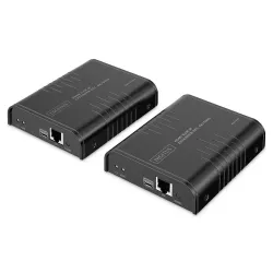 Przedłużacz/Extender DIGITUS KVM HDMI+USB 2.0 do 120m/200m po kat.6 z