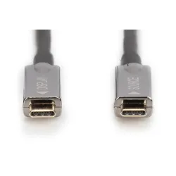 Kabel DIGITUS połączeniowy hybrydowy AOC Audio-Video 4K60Hz USB Typ C - Typ