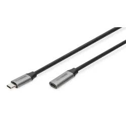 Kabel przedłużający USB 3.0 DIGITUS PREMIUM 60W/5Gbps Typ USB C/USB C Ż/M
