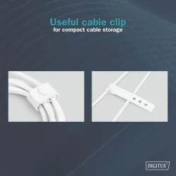 Kabel zasilający DIGITUS silikonowy USB-C - USB-C, USB 2.0 6… | PartsPC.pl