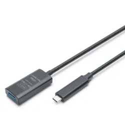 Kabel przedłużający aktywny DIGITUS DA-73113, USB 3.2 Gen2, 10Gbps, USB-C -