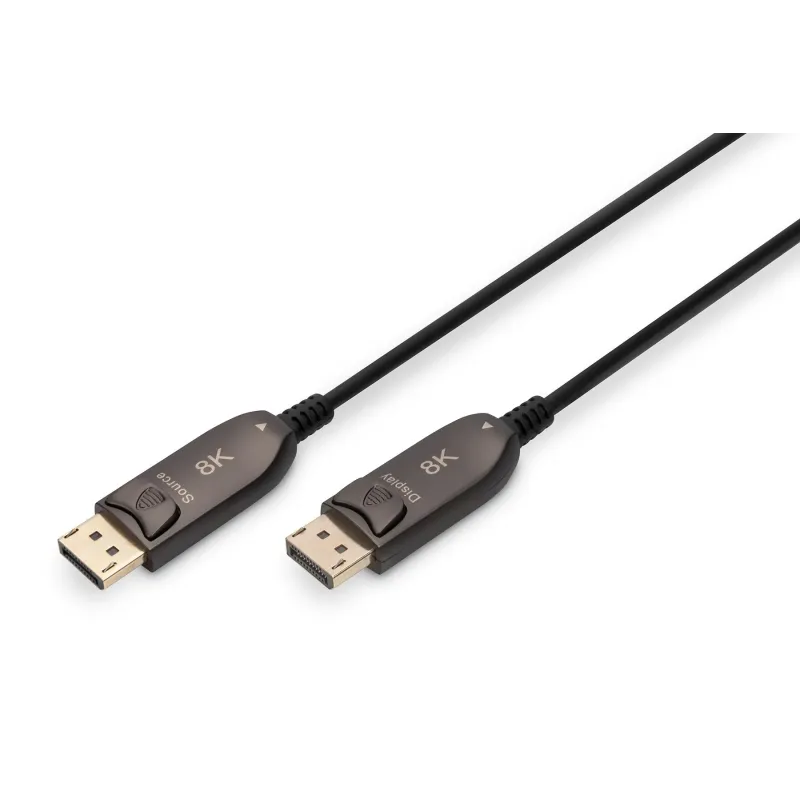 Kabel DIGITUS połączeniowy hybrydowy AOC DisplayPort 1.4 8K60Hz UHD DP/DP