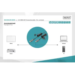 Kabel DIGITUS połączeniowy hybrydowy AOC IP68 wzmocniony HDMI 2.0 Premium