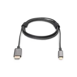 Kabel adapter DIGITUS USB Typ C 3.1 na HDMI 4K 30Hz metalowa obudowa HQ